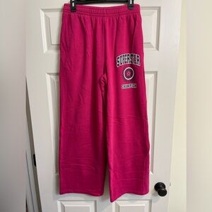 No Boundaries Pink Sweatpants